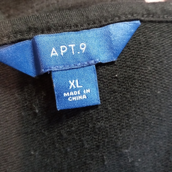 Apt. 9 - Black Knit Top - Picture 2 of 10